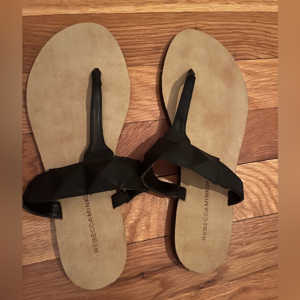 NWOT Rebecca Minkoff Black Eloise Studded Sandals